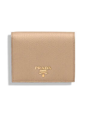 Prada Small Wallet Beige